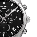 Tissot PR 100 Chronograph Black Dial Black Leather Strap Watch For Men - T101.417.16.051.00 Buy Now By Tissot