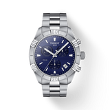 Tissot PR 100 Sport Quartz Chronograph Blue Dial Silver Steel Strap Watch For Men - T101.617.11.041.00 Buy Now By Tissot