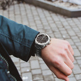 Tissot T Classic PR 100 Sport Chronograph Black Dial Silver Steel Strap Watch for Men - T101.617.11.051.00 Buy Now By Tissot