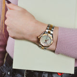 Tissot PR 100 Sport Chic Diamonds Mother of Pearl Dial Two Tone Steel Strap Watch for Women - T101.910.22.116.00 Buy Now By Tissot