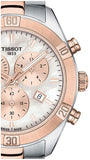 Tissot PR 100 Sport Chic Chronograph Mother of Pearl Dial Two Tone Steel Strap Watch for Women - T101.917.22.151.00 Buy Now By Tissot