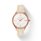 Tissot T Lady Bella Ora Round White Dial Beige Leather Strap Watch For Women - T103.210.36.018.00 Buy Now By Tissot