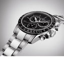 Tissot V8 Quartz Chronograph Black Dial Silver Steel Strap Watch For Men - T106.417.11.051.00 Buy Now By Tissot