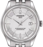 Tissot Ballade Powermatic 80 Cosc Silver Dial Silver Steel Strap Watch For Men - T108.408.11.037.00 Buy Now By Tissot