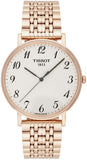 Tissot T Classic Everytime White Dial Rose Gold Mesh Bracelet Watch for Men - T109.610.33.032.00 Buy Now By Tissot