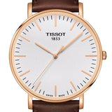 Tissot T Classic Everytime White Dial Brown Leather Strap Watch for Men - T109.610.36.031.00 Buy Now By Tissot