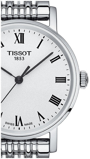 Tissot T Classic Everytime Small White Dial Silver Mesh Bracelet Watch For Women - T109.210.11.033.00 Buy Now By Tissot