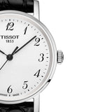 Tissot Everytime Small White Dial Black Leather Strap Watch For Women - T109.210.16.032.00 Buy Now By Tissot