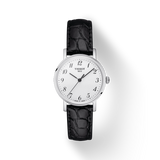 Tissot Everytime Small White Dial Black Leather Strap Watch For Women - T109.210.16.032.00 Buy Now By Tissot