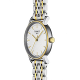 Tissot T Classic Everytime Small White Dial Two Tone Mesh Bracelet Watch For Women - T109.210.22.031.00 Buy Now By Tissot