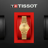 Tissot T Classic Everytime Desire Small Gold Dial Gold Mesh Bracelet Watch For Women - T109.210.33.021.00 Buy Now By Tissot