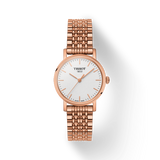 Tissot T Classic Everytime Small White Dial Rose Gold Mesh Bracelet Watch For Women - T109.210.33.031.00 Buy Now By Tissot