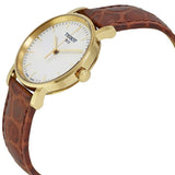 Tissot Everytime Desire Small White Dial Maroon Leather Strap Watch For Women - T109.210.36.031.00 Buy Now By Tissot