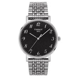 Tissot T Classic Everytime Quartz Black Dial Silver Steel Strap Watch for Men - T109.410.11.072.00 Buy Now By Tissot