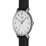 Tissot Everytime Desire Medium White Dial Black Leather Strap Watch For Men - T109.410.16.032.00 Buy Now By Tissot