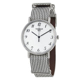 Tissot T Classic Everytime Medium White Dial Two Tone NATO Strap Watch for Women - T109.410.18.032.00 Buy Now By Tissot