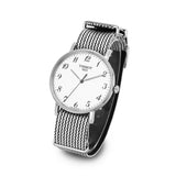 Tissot T Classic Everytime Medium White Dial Two Tone NATO Strap Watch for Women - T109.410.18.032.00 Buy Now By Tissot