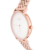 Tissot Everytime Medium White Dial Rose Gold Mesh Bracelet Watch For Men - T109.410.33.031.00 Buy Now By Tissot