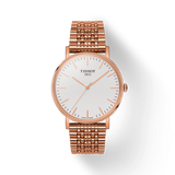 Tissot Everytime Medium White Dial Rose Gold Mesh Bracelet Watch For Men - T109.410.33.031.00 Buy Now By Tissot