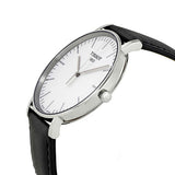 Tissot T Classic Everytime Large White Dial Black Leather Strap Watch For Men - T109.610.16.031.00 Buy Now By Tissot