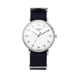 Tissot T Classic Everytime Large White Dial Blue NATO Strap Watch For Men - T109.610.17.037.00 Buy Now By Tissot