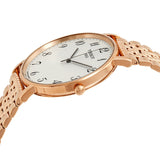 Tissot T Classic Everytime White Dial Rose Gold Mesh Bracelet Watch for Men - T109.610.33.032.00 Buy Now By Tissot