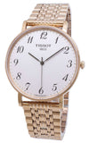 Tissot T Classic Everytime White Dial Rose Gold Mesh Bracelet Watch for Men - T109.610.33.032.00 Buy Now By Tissot