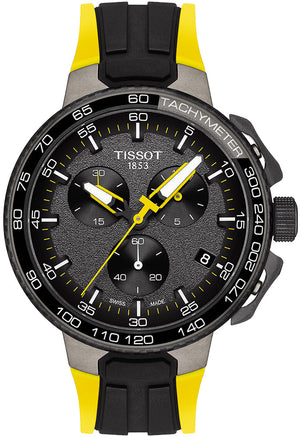 Tissot T Bike Cycling Tour de France Black Dial Two Tone Rubber Strap Watch For Men - T111.417.37.441.00 Buy Now By Tissot