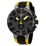 Tissot T Bike Cycling Tour de France Black Dial Two Tone Rubber Strap Watch For Men - T111.417.37.441.00 Buy Now By Tissot