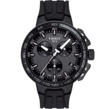 Tissot T Race Cycling Chronograph Black Dial Black Rubber Strap Watch For Men - T111.417.37.441.03 Buy Now By Tissot