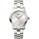 Tissot T Wave Diamonds White Dial Silver Steel Strap Watch For Women - T112.210.11.036.00 Buy Now By Tissot