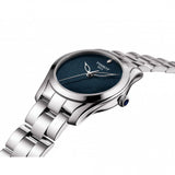 Tissot T Wave II Blue Dial Silver Steel Strap Watch For Women - T112.210.11.046.00 Buy Now By Tissot