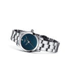Tissot T Wave II Blue Dial Silver Steel Strap Watch For Women - T112.210.11.046.00 Buy Now By Tissot
