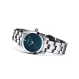 Tissot T Wave II Blue Dial Silver Steel Strap Watch For Women - T112.210.11.046.00 Buy Now By Tissot