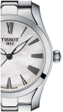 Tissot T Wave T Lady Mother of Pearl Dial Silver Steel Strap Watch For Women - T112.210.11.113.00 Buy Now By Tissot