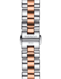 Tissot T Wave Mother of Pearl Dial Two Tone Steel Strap Watch For Women - T112.210.22.113.01 Buy Now By Tissot