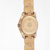 Tissot T Wave Anthracite Dial Rose Gold Steel Strap Watch For Women - T112.210.33.061.00 Buy Now By Tissot