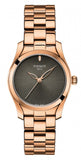 Tissot T Wave Anthracite Dial Rose Gold Steel Strap Watch For Women - T112.210.33.061.00 Buy Now By Tissot