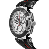 Tissot T Race Chronograph White Dial Black Silicone Strap Watch For Men - T115.417.27.011.00 Buy Now By Tissot