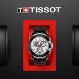Tissot T Race Chronograph White Dial Black Silicone Strap Watch For Men - T115.417.27.011.00 Buy Now By Tissot