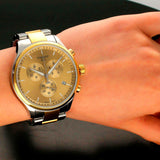 Tissot T Sport Chrono XL Classic Gold Dial Two Tone Steel Strap Watch for Men - T116.617.22.021.00 Buy Now By Tissot