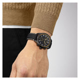 Tissot Chrono XL Vintage Chronograph Black Dial Black Leather Strap Watch For Men - T116.617.36.052.02 Buy Now By Tissot
