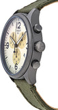 Tissot T Sport Chrono XL Beige Dial Green Nylon Strap Watch for Men - T116.617.37.267.00 Buy Now By Tissot
