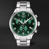 Tissot Chrono XL Classic Green Dial Silver Steel Strap Watch for Men - T116.617.11.092.00 Buy Now By Tissot