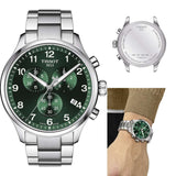 Tissot Chrono XL Classic Green Dial Silver Steel Strap Watch for Men - T116.617.11.092.00 Buy Now By Tissot