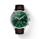 Tissot Chrono XL Chronograph Classic Green Dial Brown Leather Strap Watch For Men - T116.617.16.091.00 Buy Now By Tissot