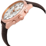 Tissot Chrono XL Classic Silver Dial Brown Leather Strap Watch For Men - T116.617.36.037.00 Buy Now By Tissot