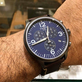 Tissot Chrono XL Blue Dial Brown Leather Strap Watch For Men - T116.617.36.047.00 Buy Now By Tissot
