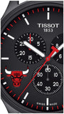 Tissot T Sport Chrono XL NBA Teams Special Chicago Bulls Edition Black Dial Black Leather Strap Watch for Men - T116.617.36.051.00 Buy Now By Tissot