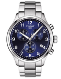Tissot T Sport Chrono XL Classic Blue Dial Silver Steel Strap Watch For Men - T116.617.11.047.01 Buy Now By Tissot